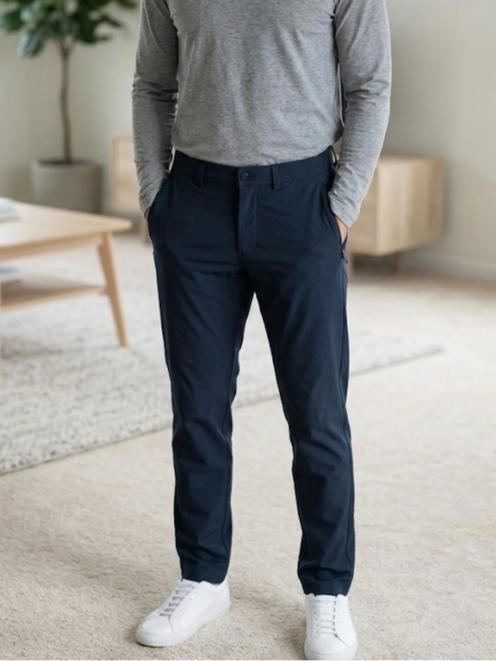 Men’s Lululemon Classic ABC Pants Navy Size 31x30